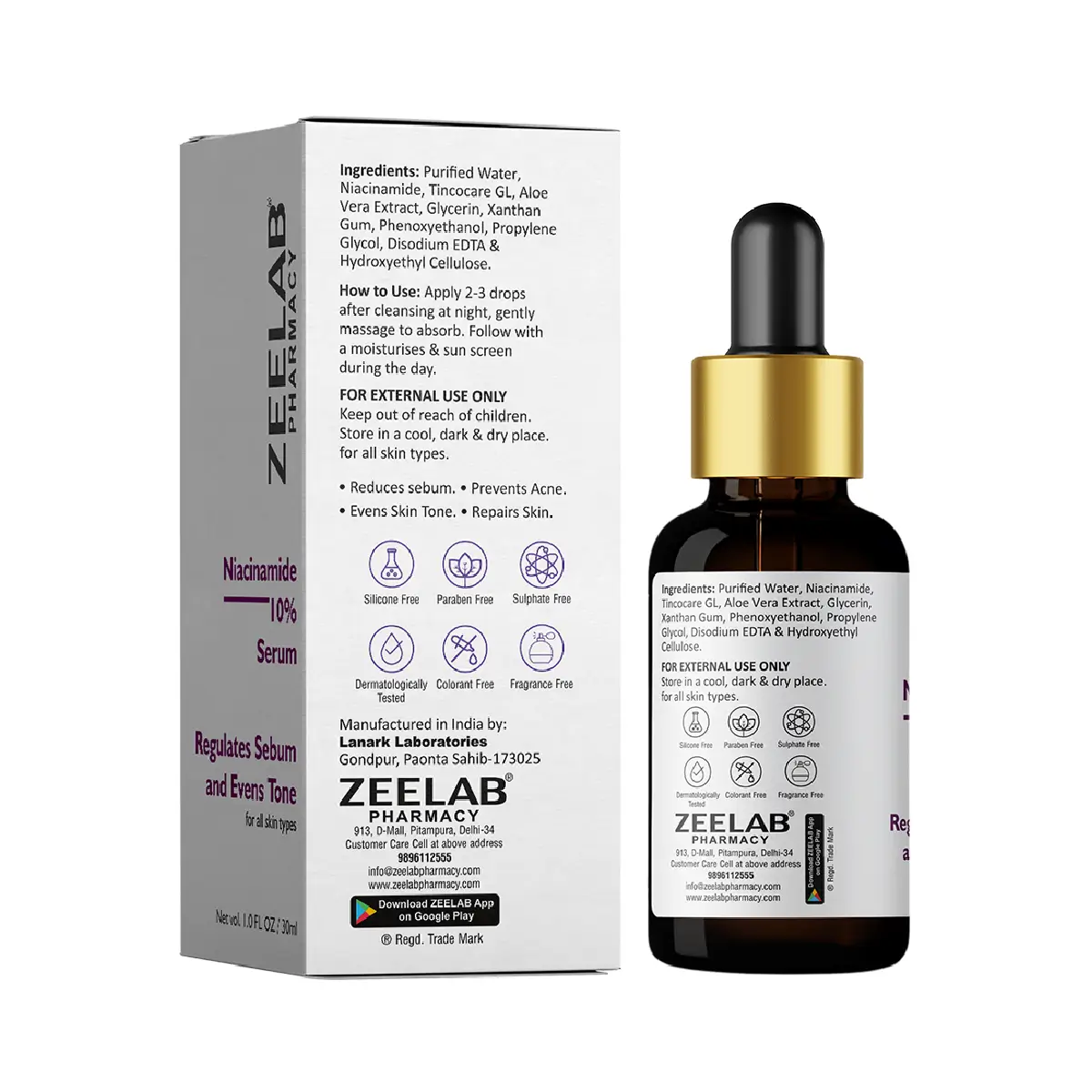 Niacinamide 10% Face Serum | Helps Reduce Pores & Improve Skin Brightness